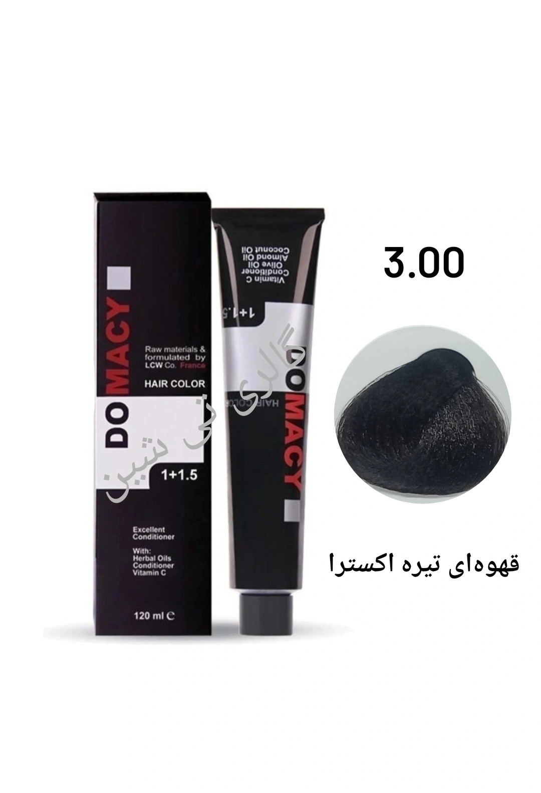 رنگ مو طبیعی ۳.۰۰ دوماسی  ۱۲۰ میل DOMACY