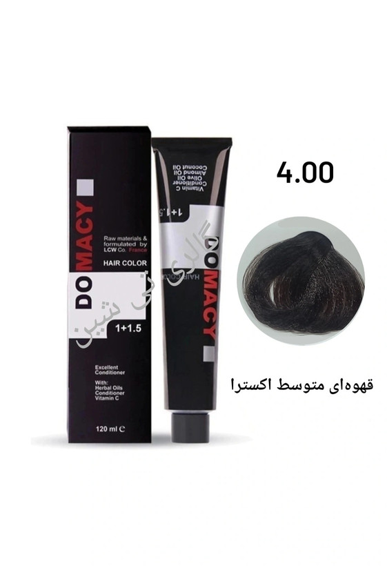 رنگ مو طبیعی ۴.۰۰ دوماسی ۱۲۰ میل DOMACY