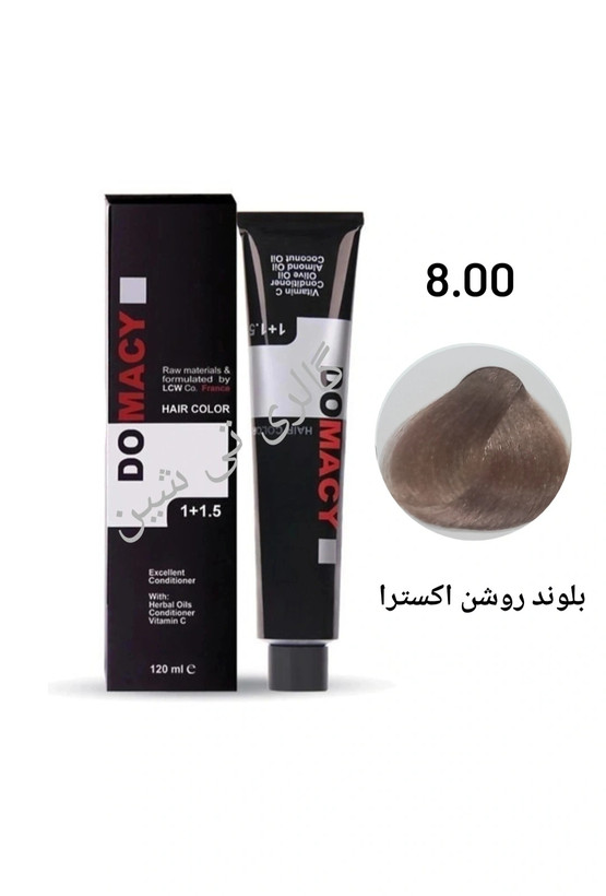 رنگ مو طبیعی ۸.۰۰ دوماسی ۱۲۰ میل DOMACY