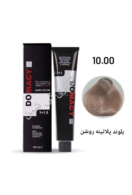 رنگ مو طبیعی ۱۰.۰۰ دوماسی ۱۲۰ میل DOMACY