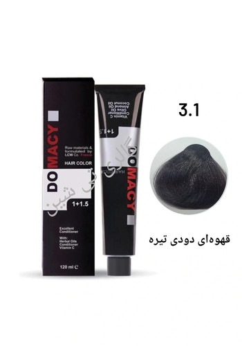 رنگ مو دودی ۳.۱ دوماسی ۱۲۰ میل DOMACY