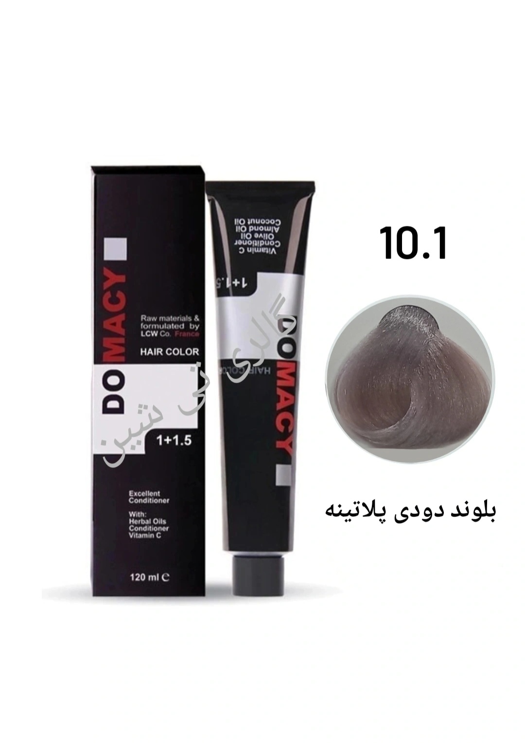 رنگ مو دودی ۱۰.۱ دوماسی ۱۲۰ میل DOMACY