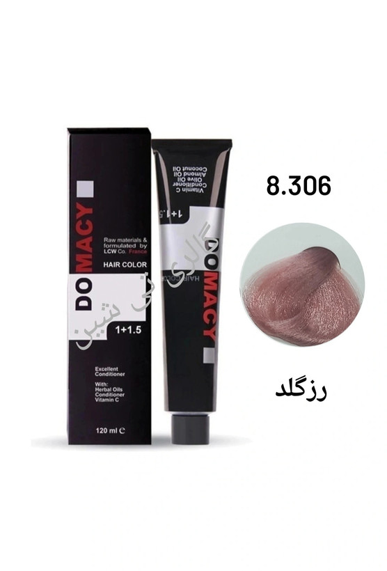 رنگ مو رزگلد ۸.۳۰۶ دوماسی ۱۲۰ میل DOMACY