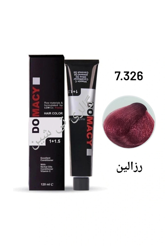 رنگ مو رزالین ۷.۳۲۶ دوماسی ۱۲۰ میل DOMACY