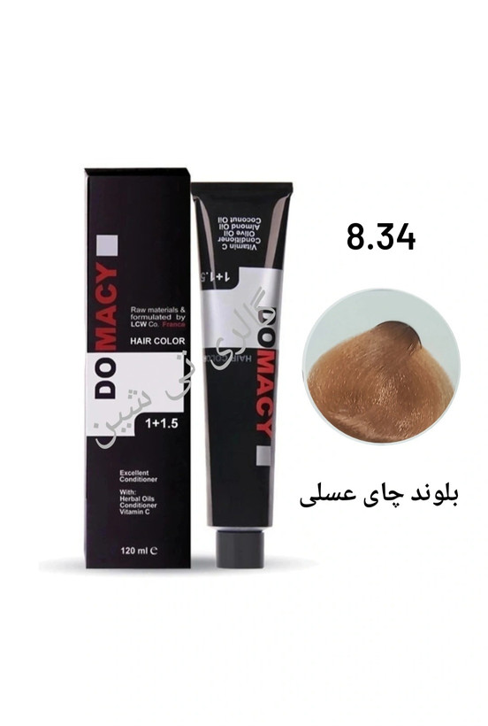 رنگ مو عسلی ۸.۳۴ دوماسی ۱۲۰ میل DOMACY