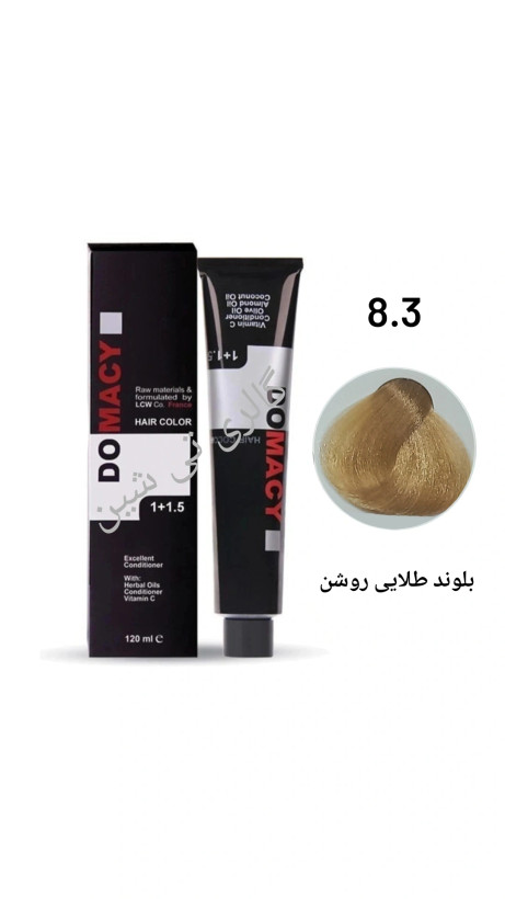 رنگ مو طلایی ۸.۳ دوماسی ۱۲۰ میل DOMACY