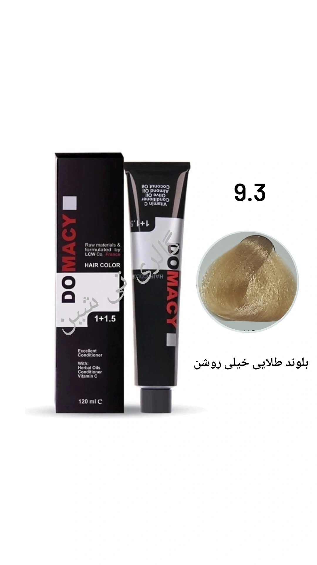 رنگ مو طلایی ۹.۳ دوماسی  ۱۲۰ میل DOMACY