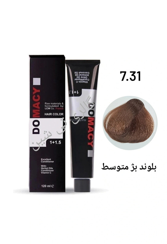 رنگ مو بژ ۷.۳۱ دوماسی ۱۲۰ میل DOMACY