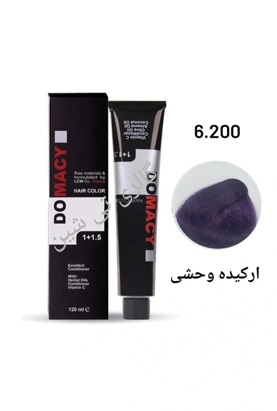 رنگ مو ارکیده وحشی ۶.۲۰۰ دوماسی ۱۲۰ میل DOMACY