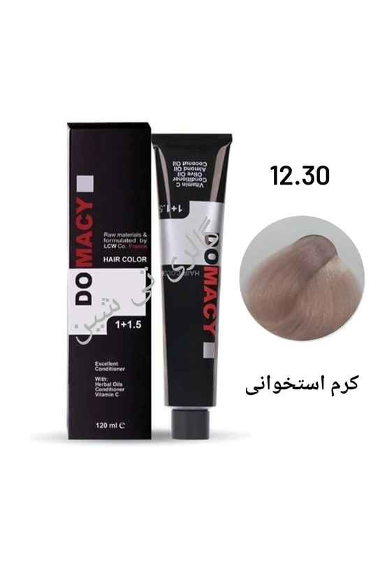 رنگ مو کرم استخوانی ۱۲.۳۰ دوماسی ۱۲۰ میل DOMACY