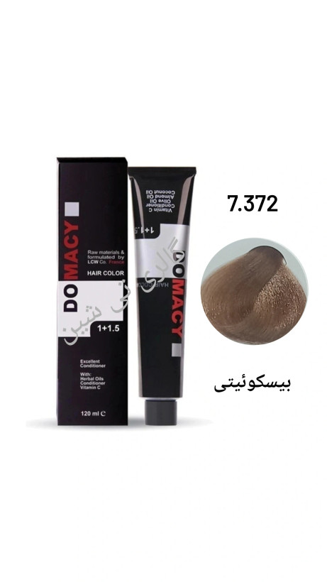 رنگ مو بیسکوئیتی ۷.۳۷۲ دوماسی ۱۲۰ میل DOMACY