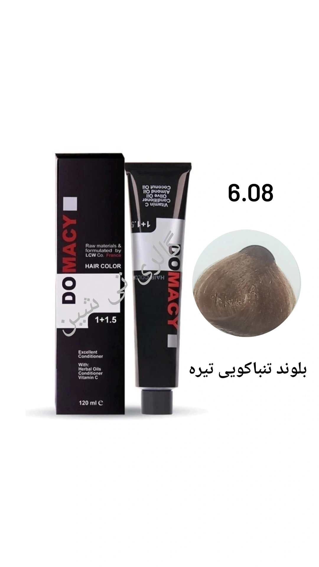 رنگ مو تنباکویی ۶.۰۸ دوماسی  ۱۲۰ میل DOMACY