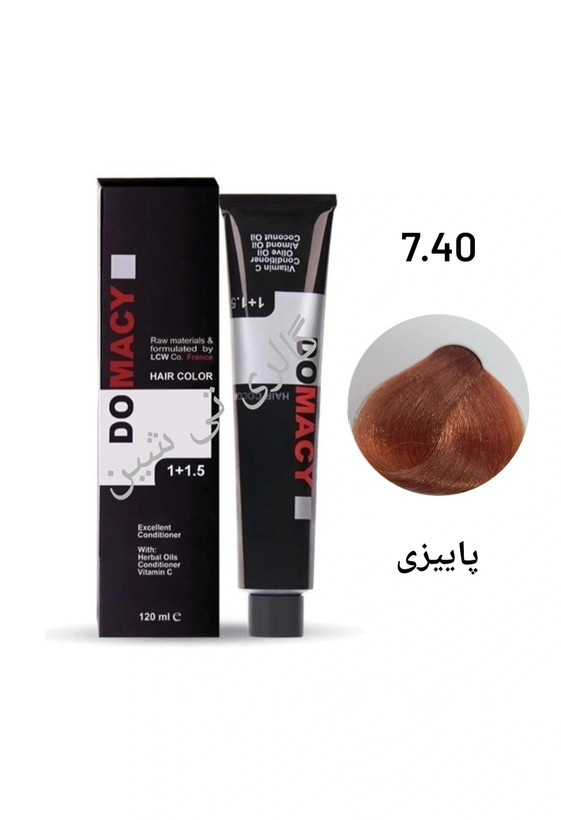 رنگ مو پاییزی ۷.۴۰ دوماسی ۱۲۰ میل DOMACY