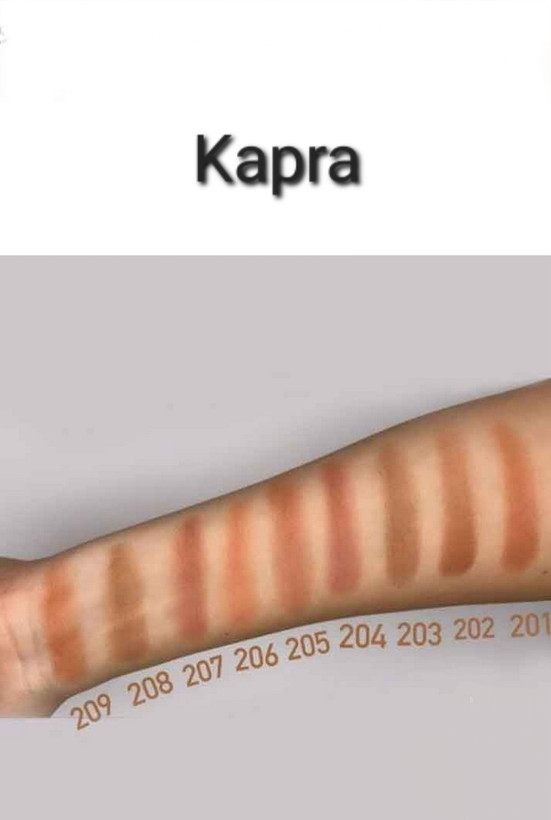 رژگونه تراکوتا کوچک ۲۰۵ کاپرا Kapra