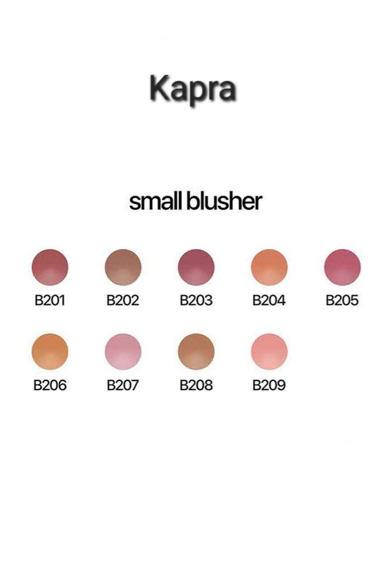رژگونه تراکوتا کوچک ۲۰۹ کاپرا Kapra