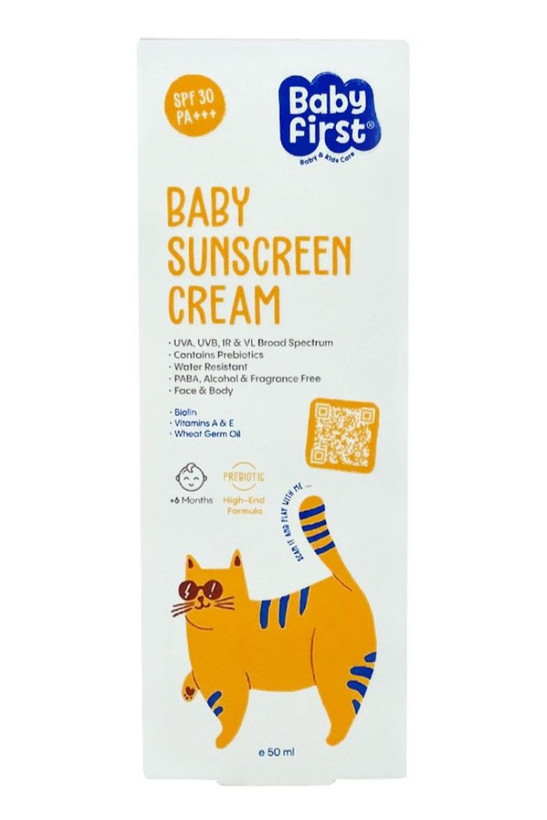 ضد آفتاب کودک spf 30 بیبی فرست Baby first