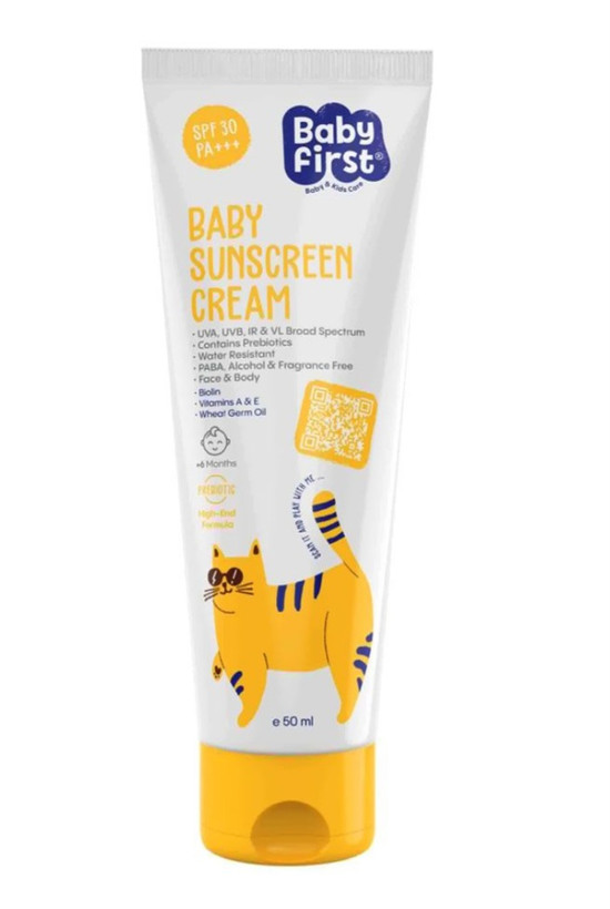 ضد آفتاب کودک spf 30 بیبی فرست Baby first