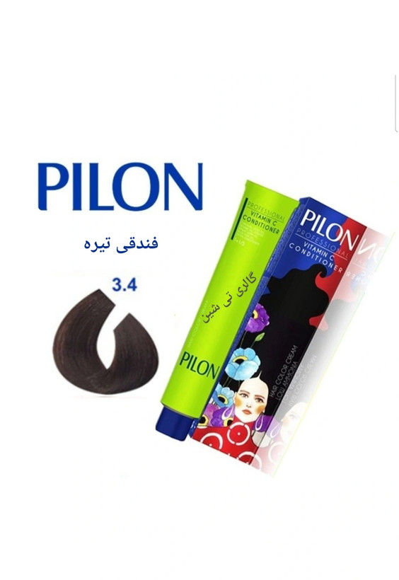 رنگ مو فندقی ۳.۴ پیلون Pilon