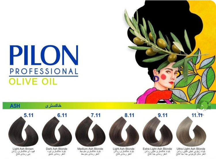 رنگ مو خاکستری ۸.۱۱ پیلون Pilon