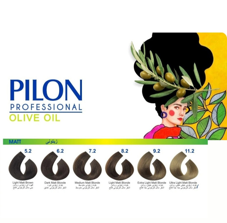 رنگ مو زیتونی ۹.۲ پیلون Pilon