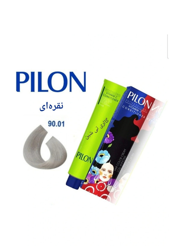 رنگ مو نقرهای ۹۰.۰۱ پیلون Pilon