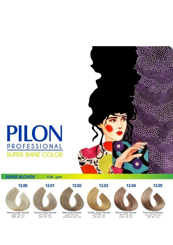 رنگ مو سوپر بلوند طبیعی ۱۲.۰۰ پیلون Pilon