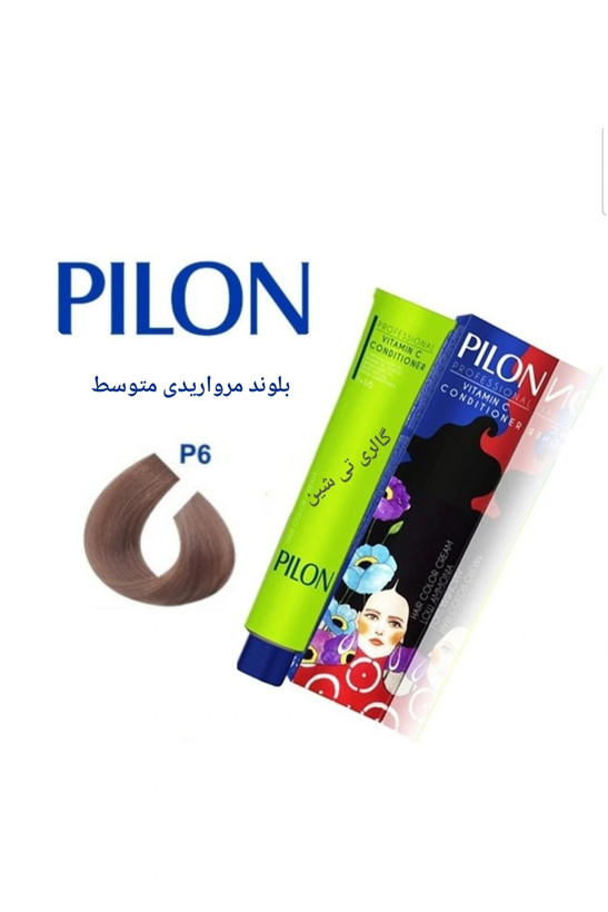 رنگ مو مرواریدی P6 پیلون Pilon