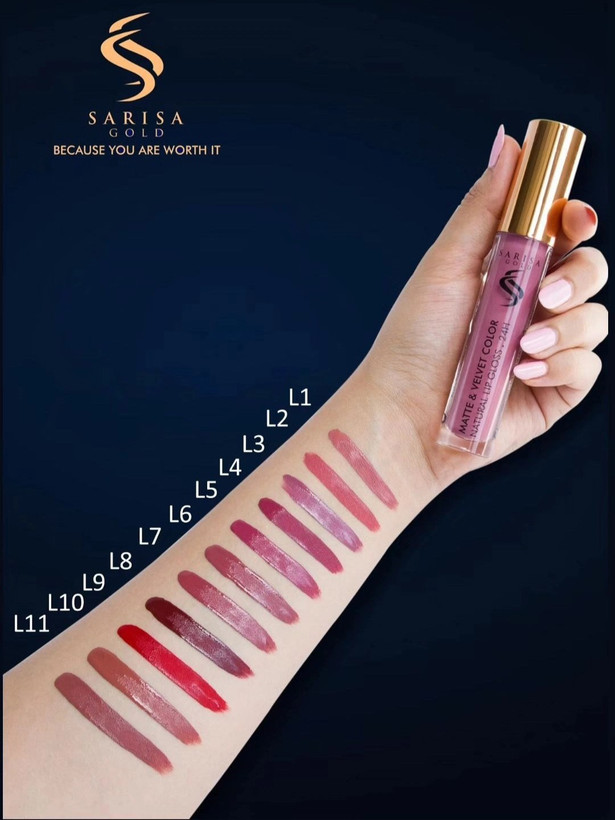 رژ لب مایع L0۶ ساریسا گلد Sarisa Gold