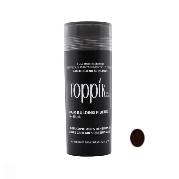 پودر پرپشت کننده مو مشکی ۲ تاپیک TOPPIK
