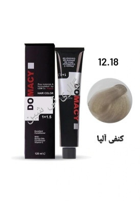رنگ مو کنفی آلپا ۱۲.۱۸ دوماسی ۱۲۰ میل DOMACY