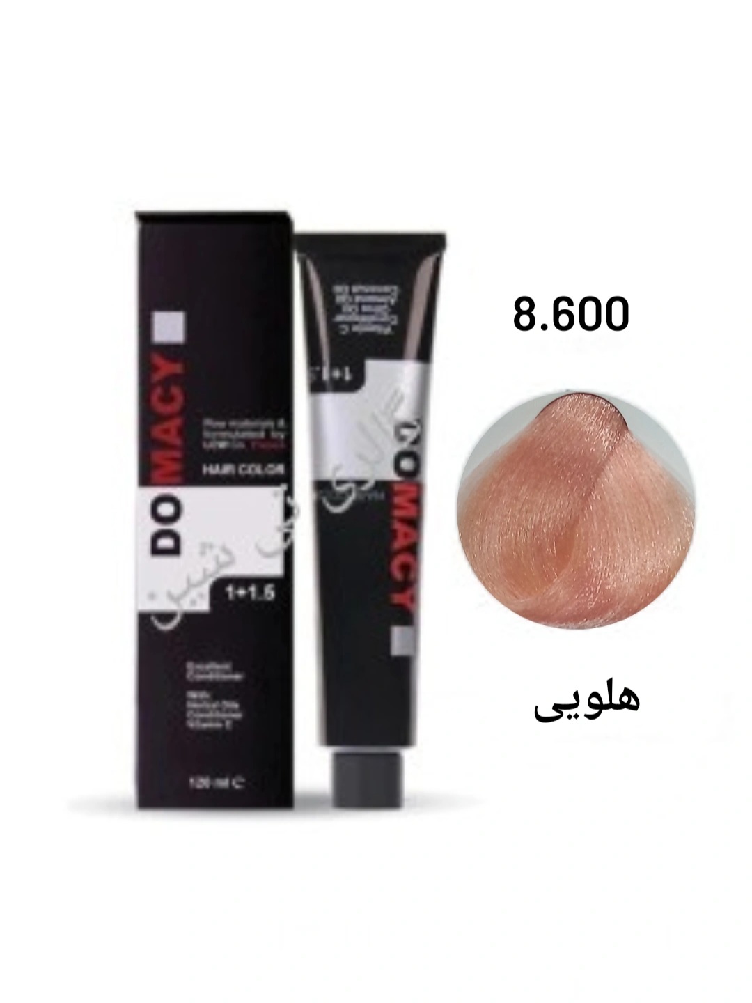 رنگ مو هلویی 8.600 دوماسی ۱۲۰ میل DOMACY