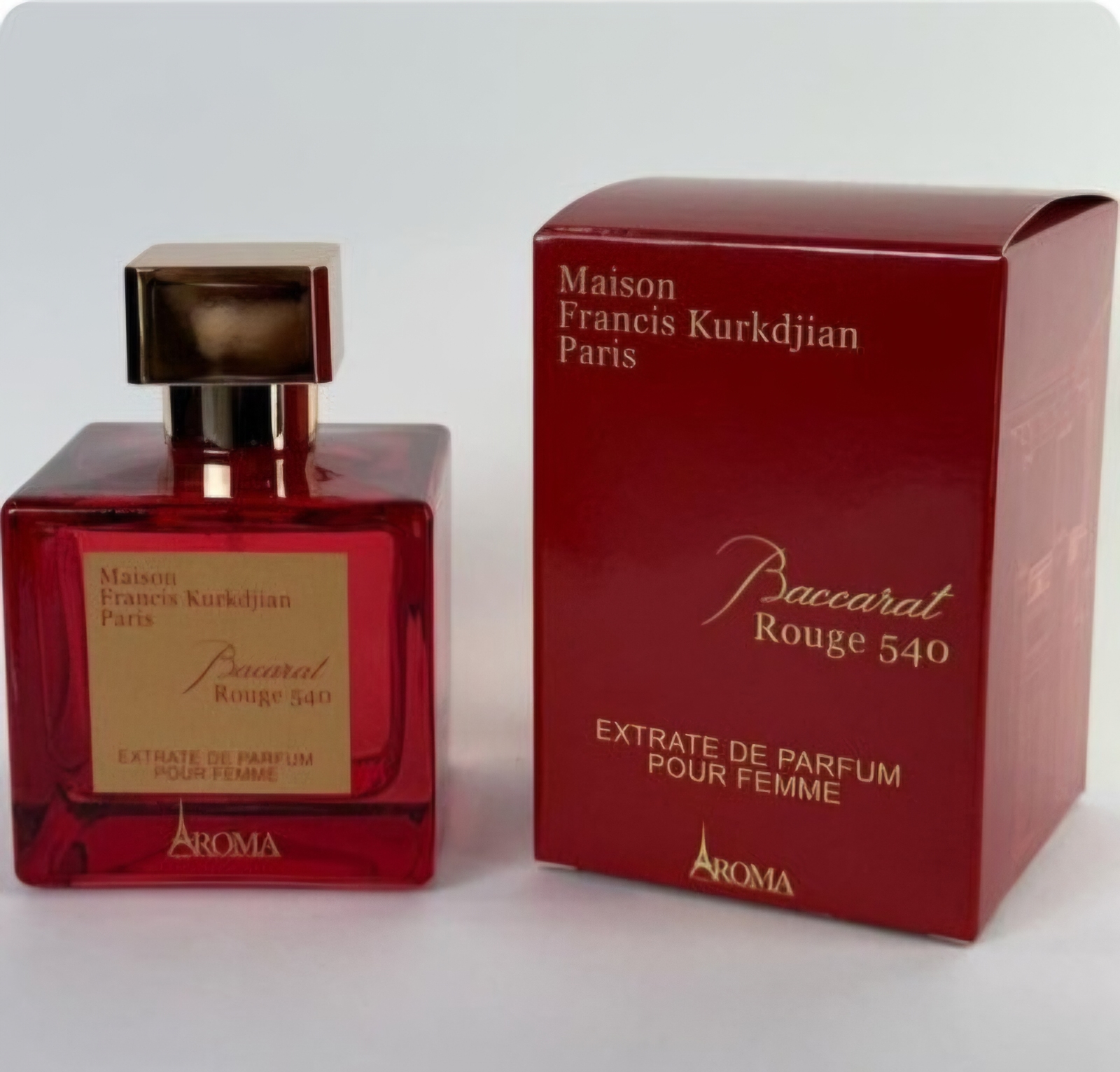 ادکلن زنانه باکارات رژ قرمز آروما ۱۰۰ میل AROMA