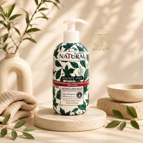 ماسک مو بدون سولفات احیا کننده و مغذی نچرال با آبکشی ۴۰۰ میل Natural