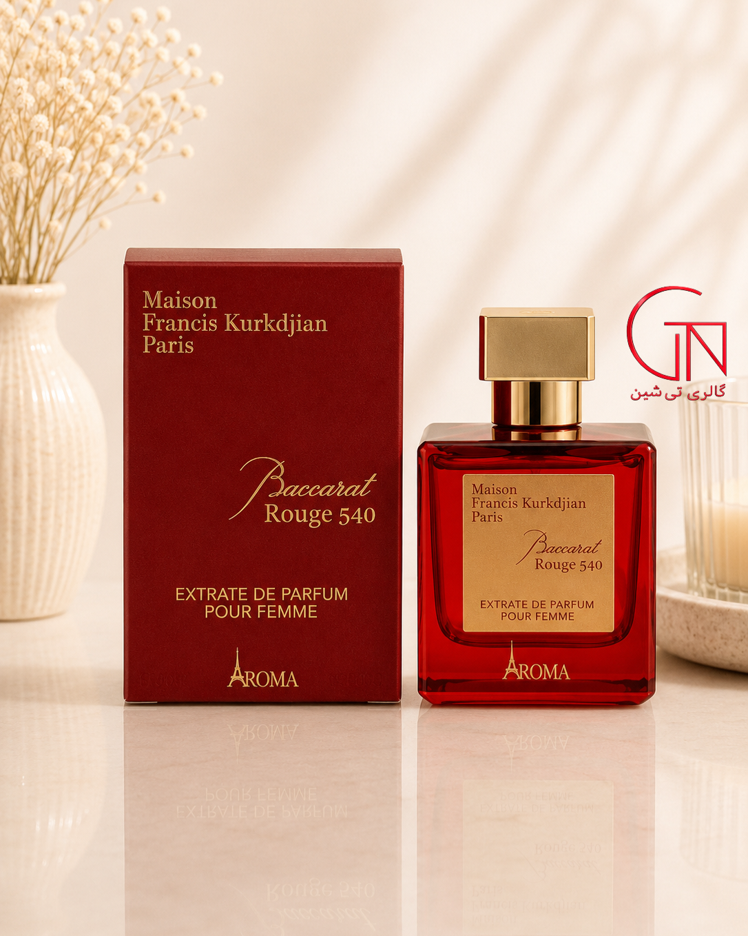 ادکلن زنانه باکارات رژ قرمز آروما ۱۰۰ میل AROMA