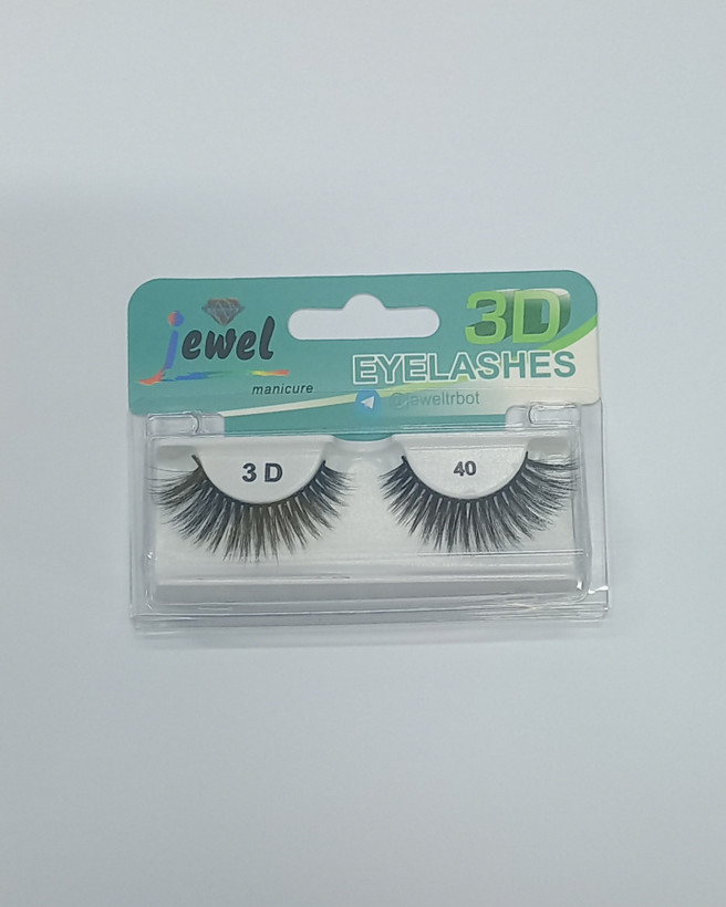 مژه 3D طبیعی ۴۰ جول Jewel