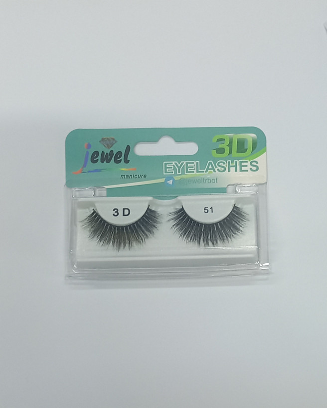 مژه 3D طبیعی ۵۱ جول Jewel