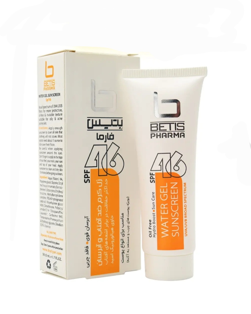 ژل ضد آفتاب SPF 46 بتیس BETIS